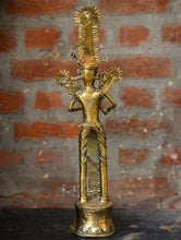 Load image into Gallery viewer, Dhokra Craft Curio - Musician Bard (Tall)
