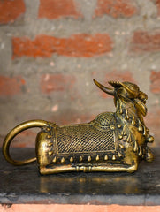 Dhokra Craft Curio - Nandi (Seated)