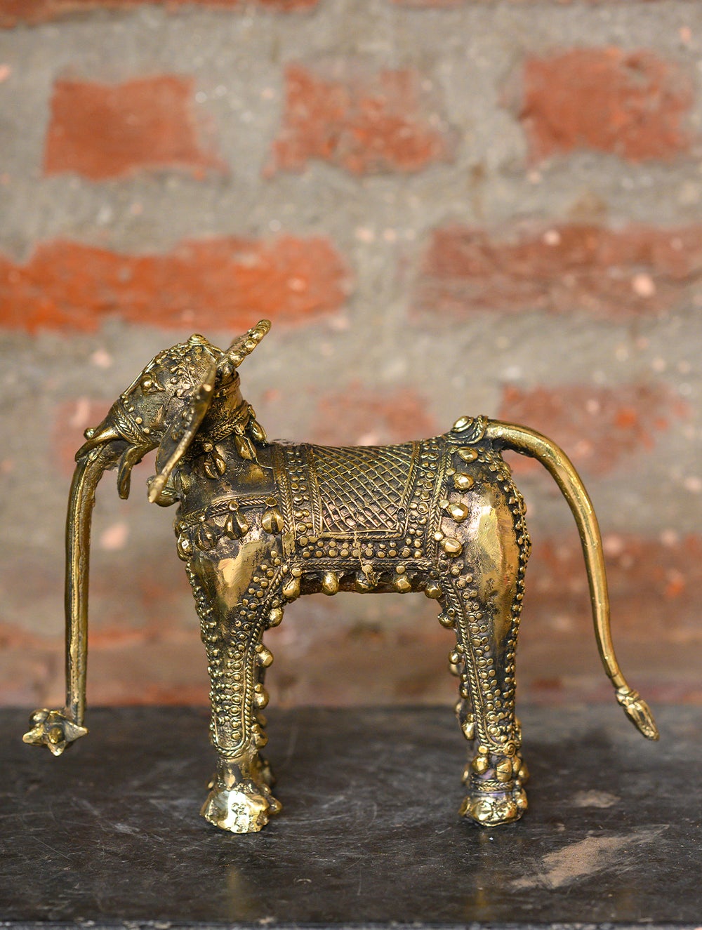 Load image into Gallery viewer, Dhokra Craft Curio - Ornamental Elephant