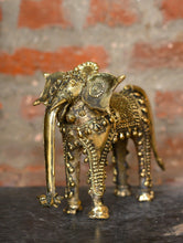 Load image into Gallery viewer, Dhokra Craft Curio - Ornamental Elephant