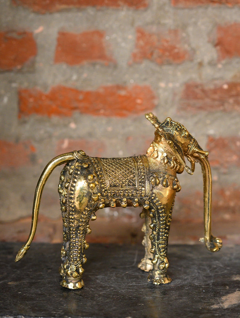 Dhokra Craft Curio - Ornamental Elephant