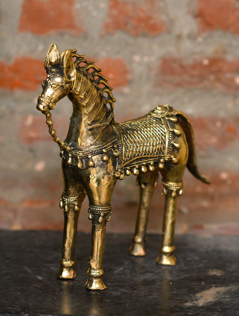 Dhokra Craft Curio - Ornamental Horse