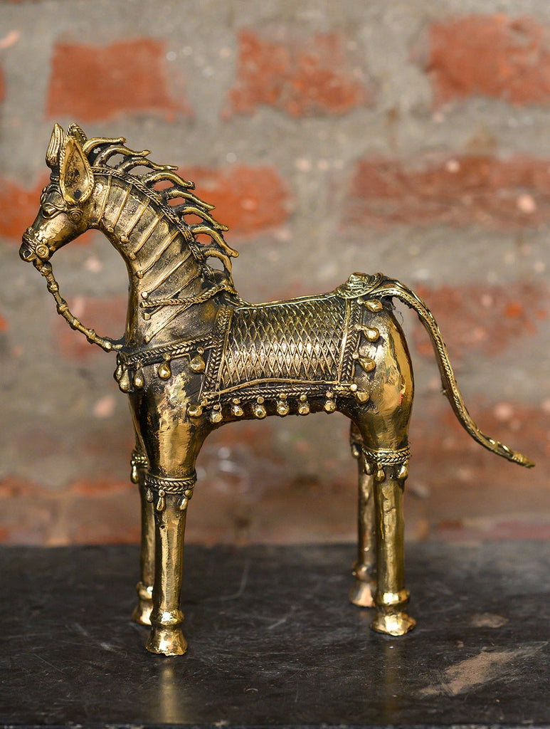Dhokra Craft Curio - Ornamental Horse