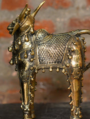 Dhokra Craft Curio - Ornate Cow