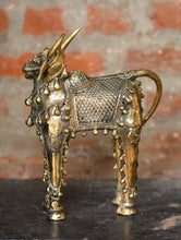 Load image into Gallery viewer, Dhokra Craft Curio - Ornate Cow