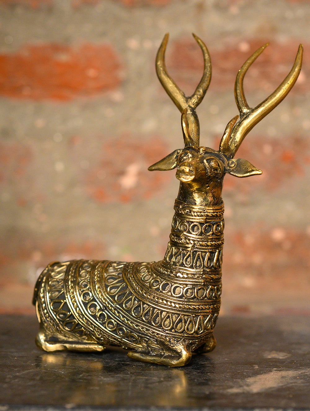 Dhokra Craft Curio - Reindeer
