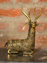Load image into Gallery viewer, Dhokra Craft Curio - Reindeer
