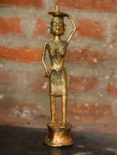 Load image into Gallery viewer, Dhokra Craft Curio - Rural Woman