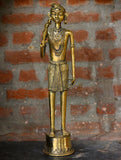 Dhokra Craft Curio - Rural Worker (Tall)