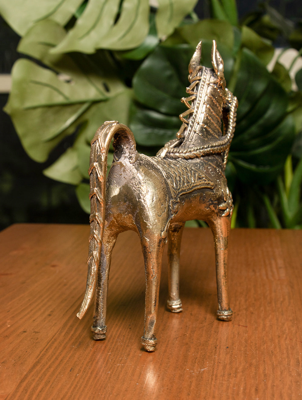 Dhokra Craft Curio (Large) - Horse - The India Craft House 