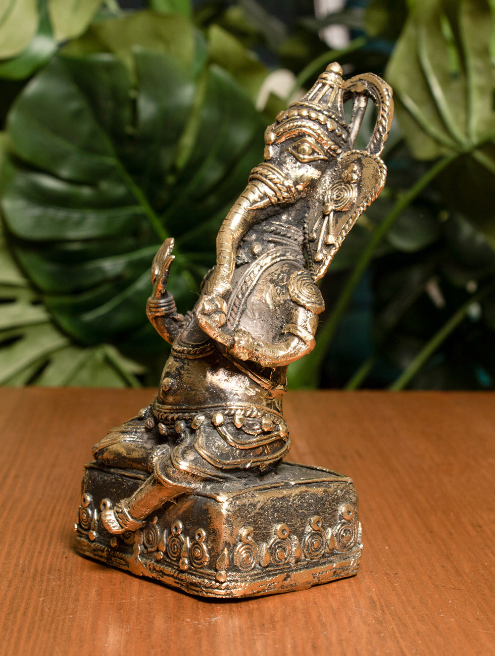 Dhokra Craft Curio (Medium) - Ganesha - The India Craft House 