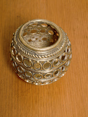 Dhokra Craft Stationery Holder - Jaali - The India Craft House 