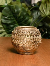 Load image into Gallery viewer, Dhokra Craft Stationery Holder - Jaali - The India Craft House 