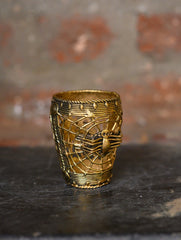 Dhokra Craft Stationery Stand, Spider Web