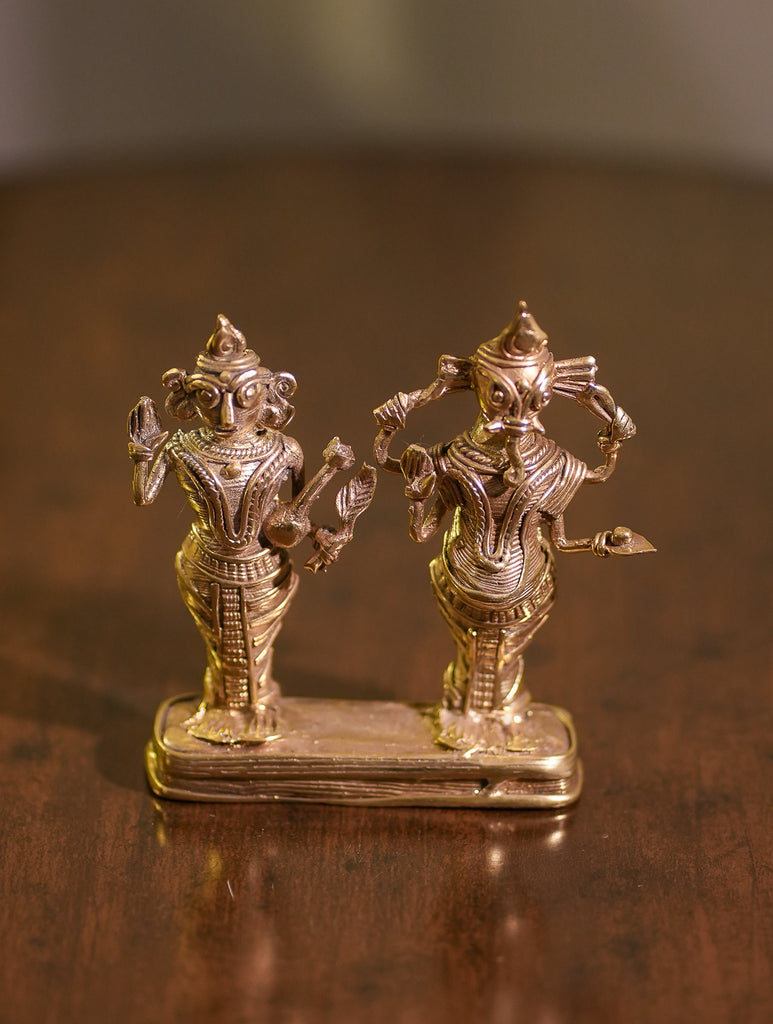 Dhokra Craft Curio - Lakshmi-Ganesh