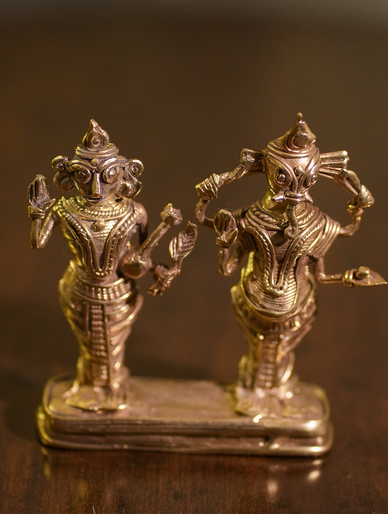 Dhokra Craft Curio - Lakshmi-Ganesh