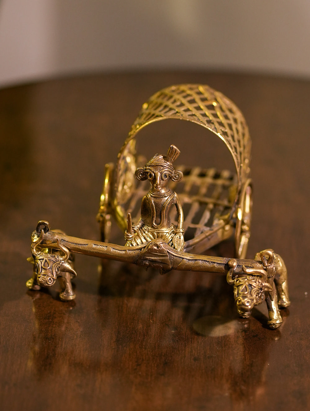 Dhokra Craft Curio - The Bullock Cart