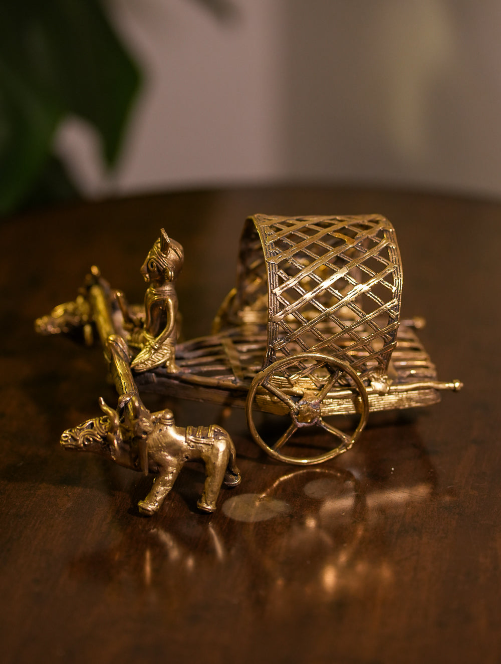 Dhokra Craft Curio - The Bullock Cart