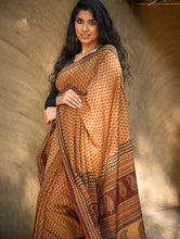 Load image into Gallery viewer, Exclusive Bagh Hand Block Printed Cotton Saree - Buds