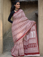 Load image into Gallery viewer, Exclusive Bagh Hand Block Printed Cotton Saree - Royal Ornate