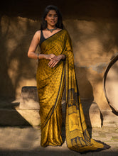 Load image into Gallery viewer, Exclusive Bagh Hand Block Printed Modal Silk Saree - Floral Appeal