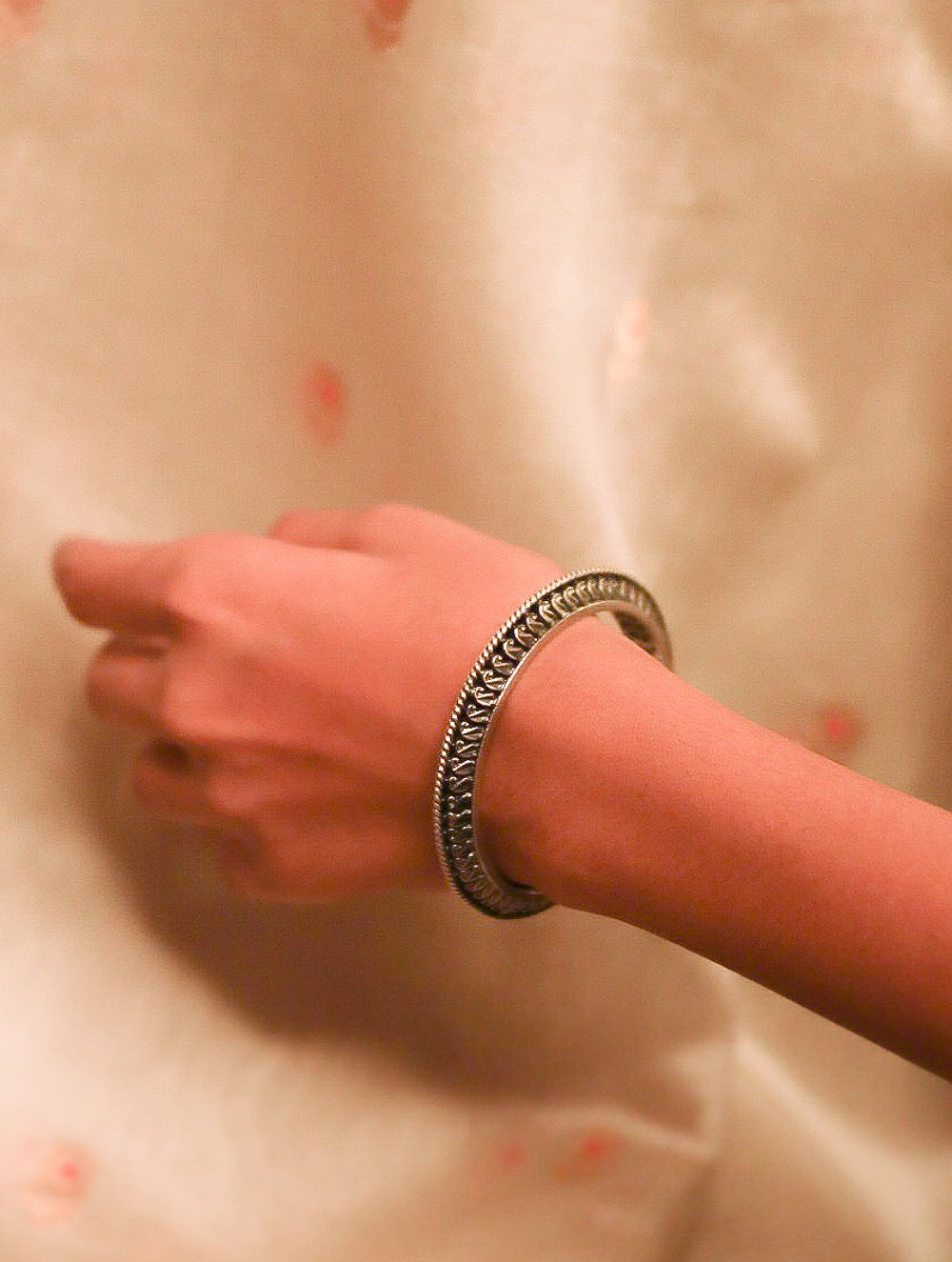 Exclusive Pure Silver Traditional Maharashtrian Kangans - Koyari Tode