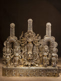 Extra Large Dhokra Craft Curio - The Glory of Goddess Durga