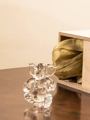 Fine Crystal Glass Curio - Ganesha