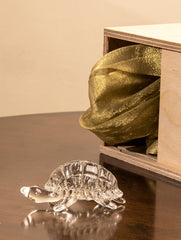 Fine Crystal Glass Curio - Tortoise