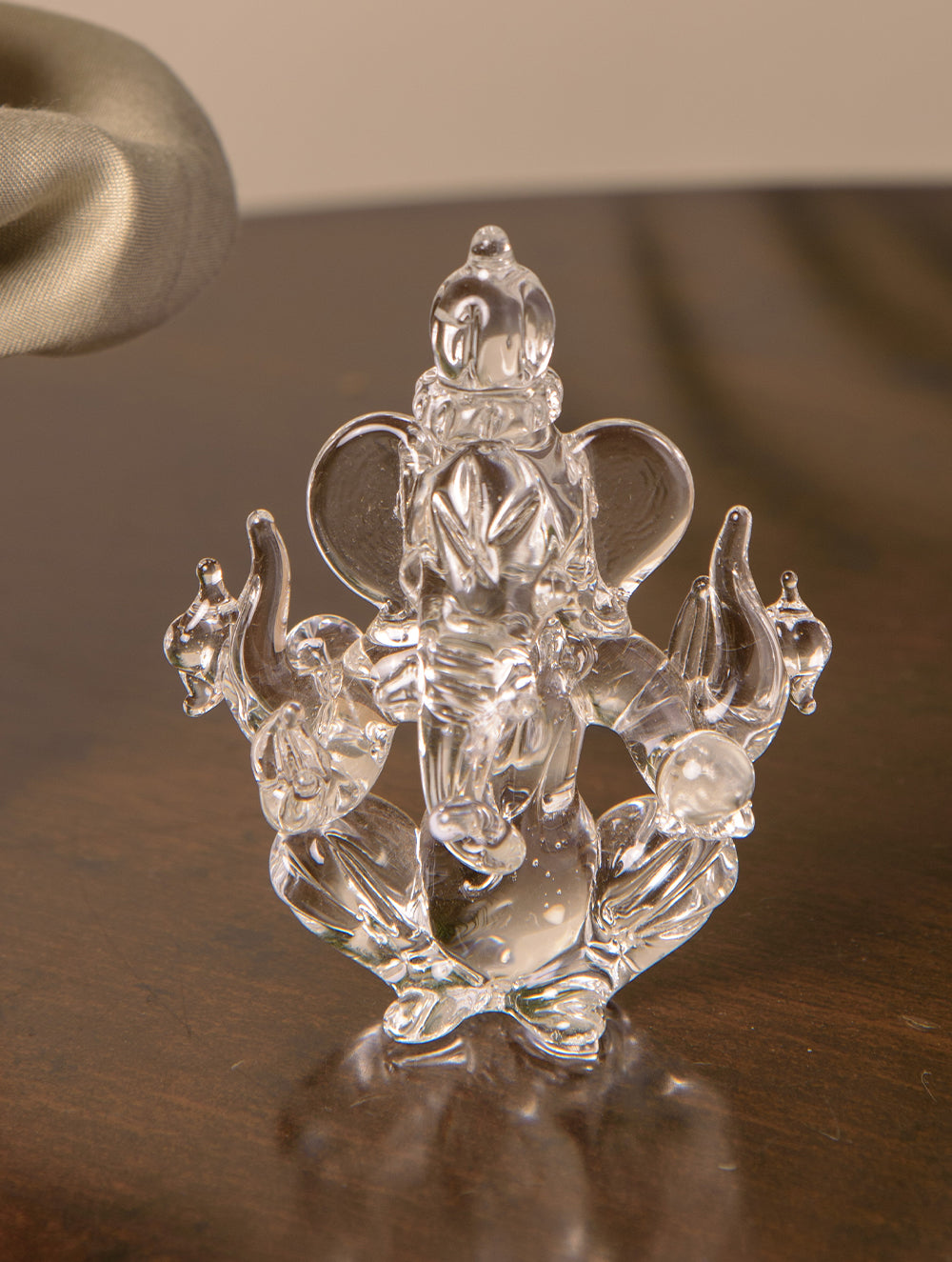 Fine Glass Curio - Ganesha