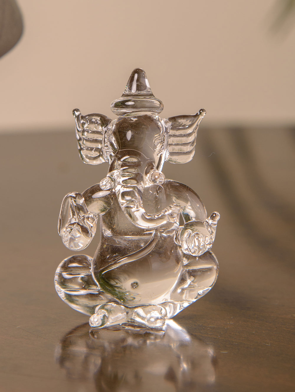 Fine Glass Curio - Ganesha