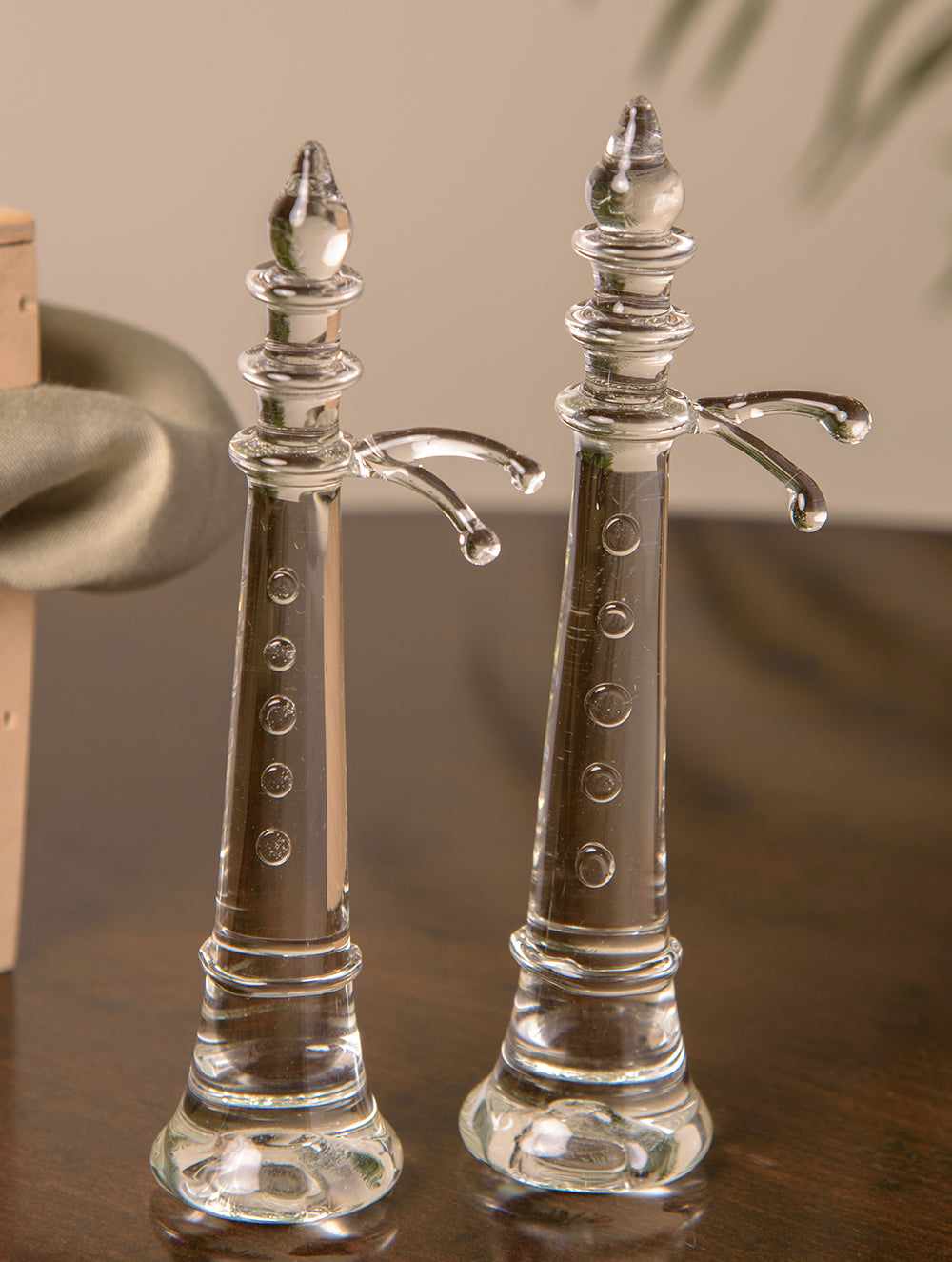 Fine Glass Musical Instruments - Shehnai (Set of 2)