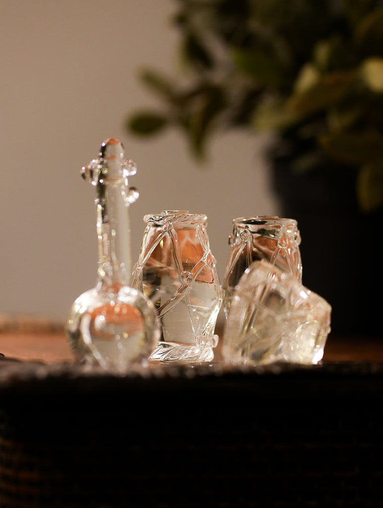 Fine Glass Musical Instruments (Set of 4) 