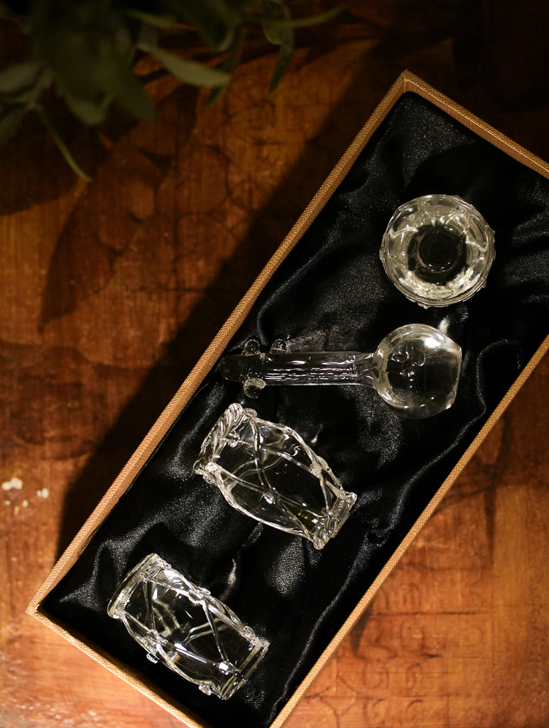 Fine Glass Musical Instruments (Set of 4) 