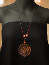 Load image into Gallery viewer, Hand-Crafted Ceramic Pendant on Thread - Round - The India Craft House 