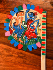 Hand Painted Fan - Musicians (Set of 2)