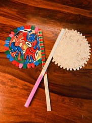 Hand Painted Fan - Musicians (Set of 2)