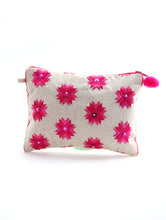 Load image into Gallery viewer, Handcrafted Phulkari Utility Pouch - Shades Of Pink