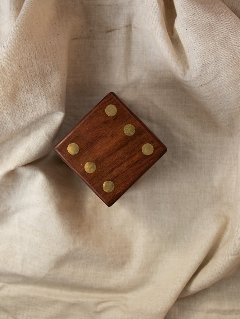 Handcrafted Wooden Dice-In Dice Game 