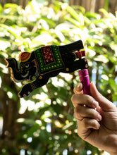 Load image into Gallery viewer, Handcrafted Wooden Kit Kat Sound Toy - Twirling Elephant - The India Craft House 