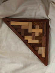 Handcrafted Wooden Tangram Puzzle