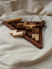 Handcrafted Wooden Tangram Puzzle