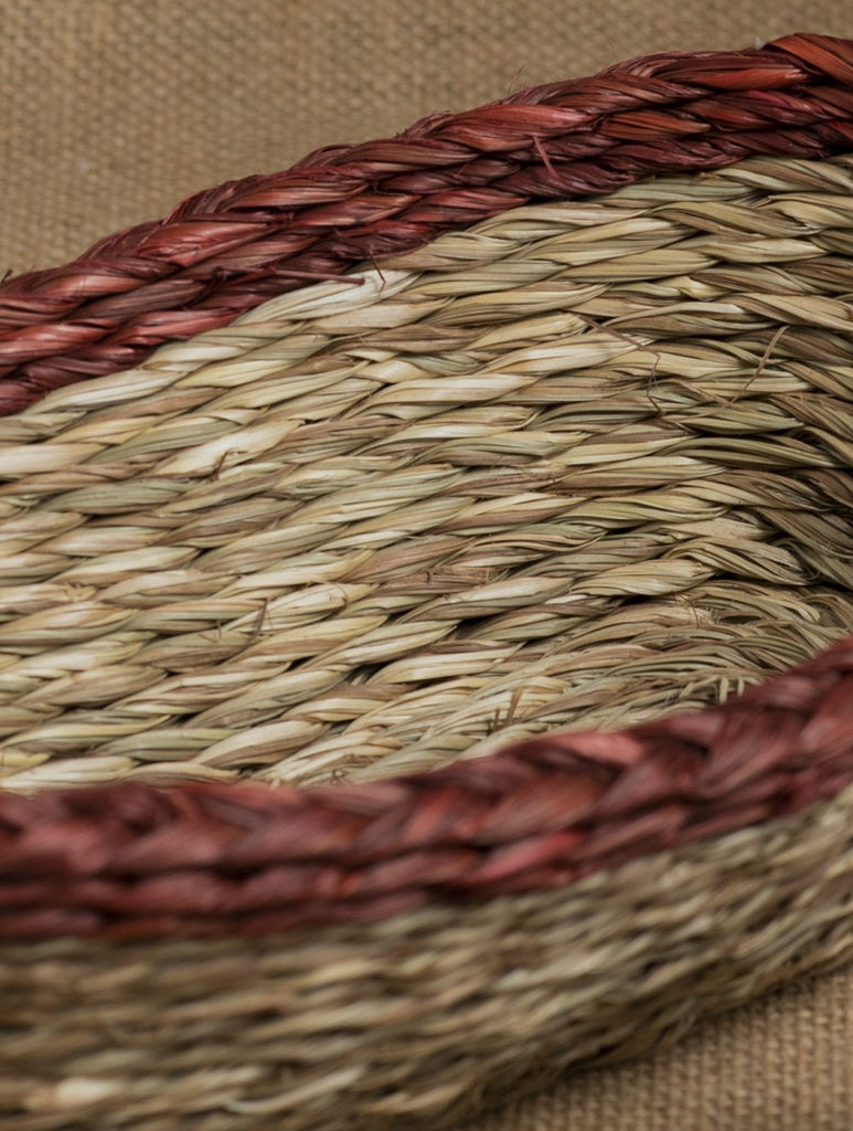 Handcrafted Sabai Grass Multi-Utility Basket - Beige