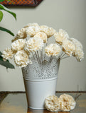 Handcrafted Shola Flowers - Carnations (Bunch of 19)