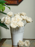 Handcrafted Shola Flowers - Indian Roses (Bunch of 19)