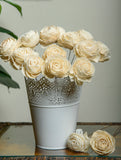 Handcrafted Shola Flowers - Soothing Roses (Bunch of 15)
