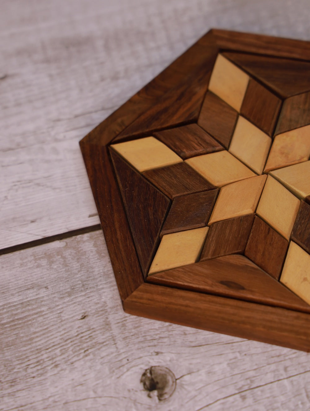 Load image into Gallery viewer, Handcrafted Wooden Tangram Puzzle Game