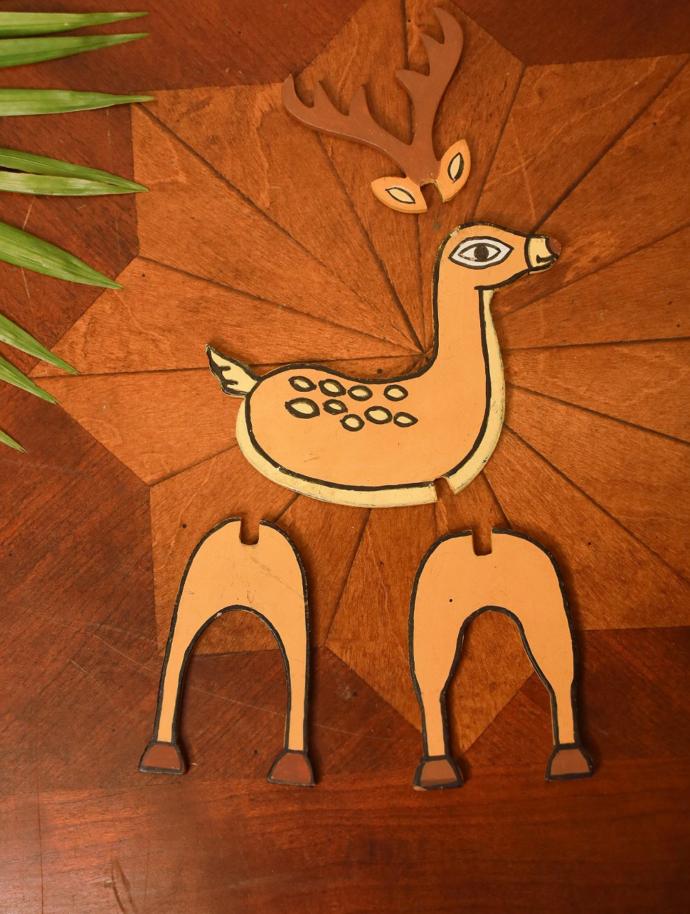 Handcrafted Wooden Toy - Deer