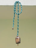 Handknotted Macramé Hanging Copper Bells Dia 3.5