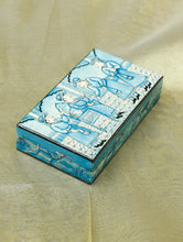 Load image into Gallery viewer, Handpainted Mughal Theme, Kashmiri Art Papier Mache Box - Rectangular